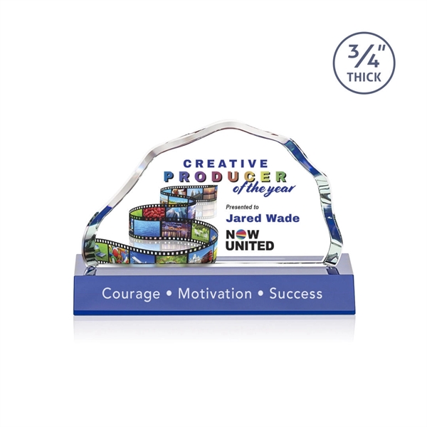 The Starfire Crystal Highbridge VividPrint™ Award is a magnificent... from ASI 84592 St Regis Group / St Regis