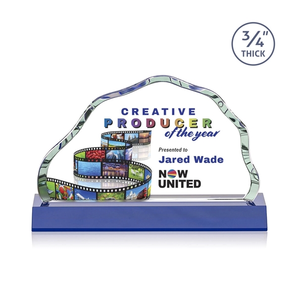 The Starfire Crystal Highbridge VividPrint™ Award is a magnificent... from ASI 84592 St Regis Group / St Regis