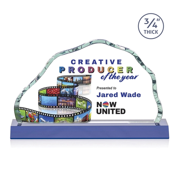 The Starfire Crystal Highbridge VividPrint™ Award is a magnificent... from ASI 84592 St Regis Group / St Regis
