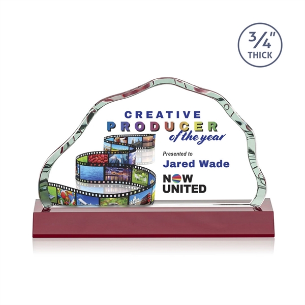 The Starfire Crystal Highbridge VividPrint™ Award is a magnificent... from ASI 84592 St Regis Group / St Regis