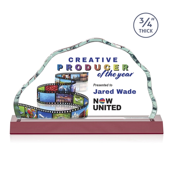 The Starfire Crystal Highbridge VividPrint™ Award is a magnificent... from ASI 84592 St Regis Group / St Regis