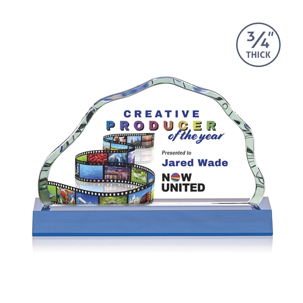 The Starfire Crystal Highbridge VividPrint™ Award is a magnificent... from ASI 84592 St Regis Group / St Regis