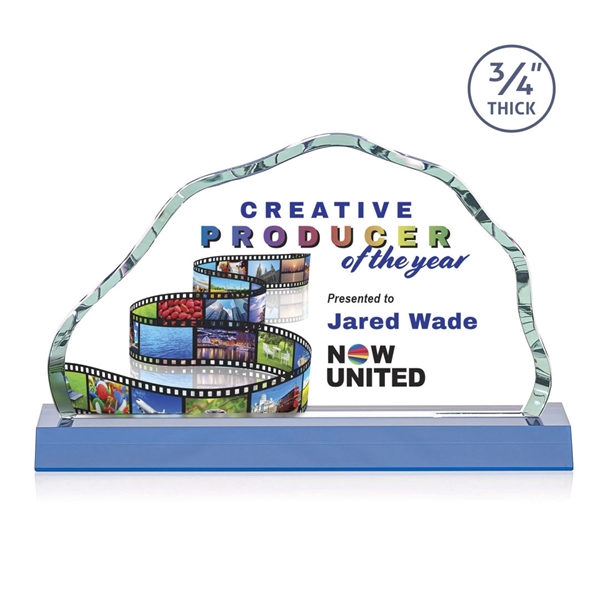 The Starfire Crystal Highbridge VividPrint™ Award is a magnificent... from ASI 84592 St Regis Group / St Regis