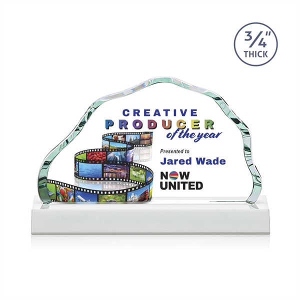 The Starfire Crystal Highbridge VividPrint™ Award is a magnificent... from ASI 84592 St Regis Group / St Regis