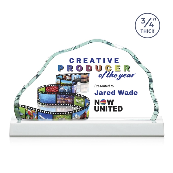 The Starfire Crystal Highbridge VividPrint™ Award is a magnificent... from ASI 84592 St Regis Group / St Regis