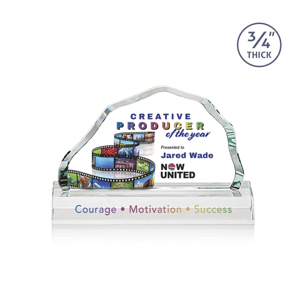 The Starfire Crystal Highbridge VividPrint™ Award is a magnificent... from ASI 84592 St Regis Group / St Regis