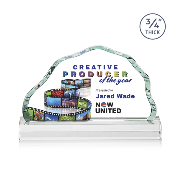 The Starfire Crystal Highbridge VividPrint™ Award is a magnificent... from ASI 84592 St Regis Group / St Regis