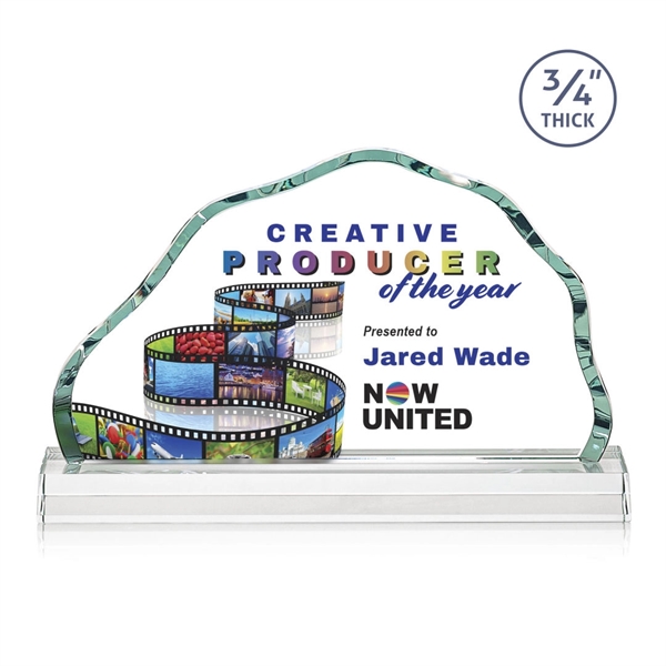 The Starfire Crystal Highbridge VividPrint™ Award is a magnificent... from ASI 84592 St Regis Group / St Regis