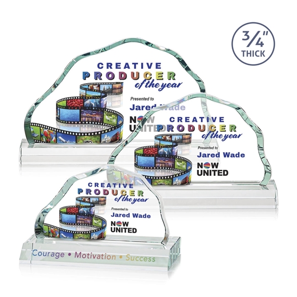 The Starfire Crystal Highbridge VividPrint™ Award is a magnificent... from ASI 84592 St Regis Group / St Regis