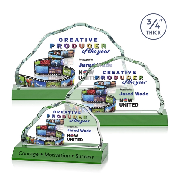 The Starfire Crystal Highbridge VividPrint™ Award is a magnificent... from ASI 84592 St Regis Group / St Regis