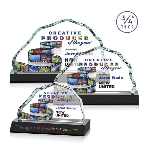 The Starfire Crystal Highbridge VividPrint™ Award is a magnificent... from ASI 84592 St Regis Group / St Regis