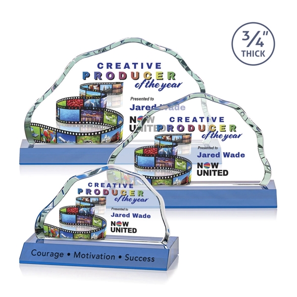 The Starfire Crystal Highbridge VividPrint™ Award is a magnificent... from ASI 84592 St Regis Group / St Regis