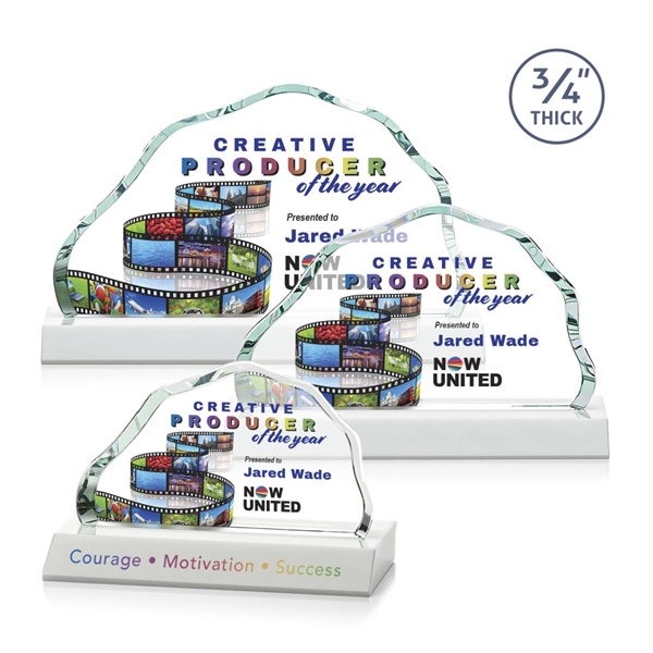 The Starfire Crystal Highbridge VividPrint™ Award is a magnificent... from ASI 84592 St Regis Group / St Regis