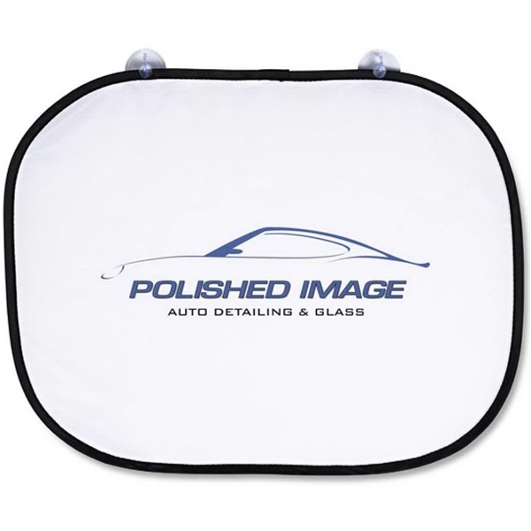 18" x 14" collapsible car shade made of polyester mesh folds... from ASI 35500 American Greenwood Inc