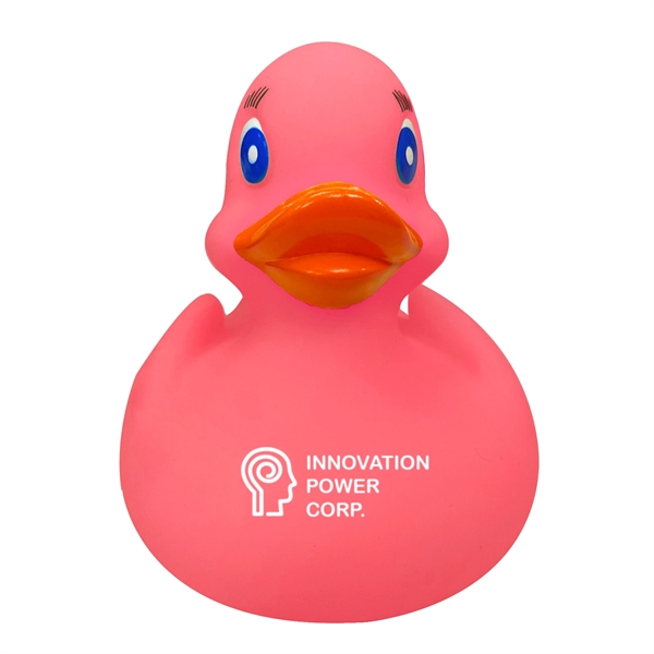 4" x 3.75" x 3" thermochromic PVC color-changing rubber ducks.... from ASI 63549 Jornik Manufacturing Corp / Jornik
