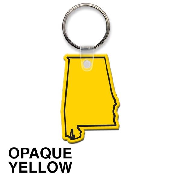 Key tag - Alabama - spot color. Flexible; 17 colors; spot... from ASI 80210 Quikey Mfg Co Inc / Quikey Line
