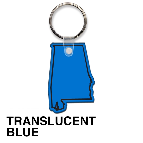 Key tag - Alabama - spot color. Flexible; 17 colors; spot... from ASI 80210 Quikey Mfg Co Inc / Quikey Line