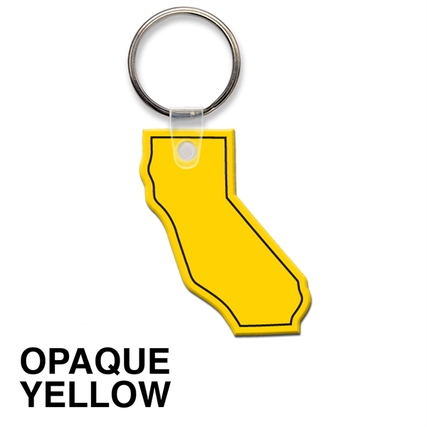 Key tag - California - spot color. Flexible; 17 colors; screen... from ASI 80210 Quikey Mfg Co Inc / Quikey Line
