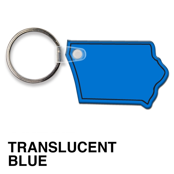 Key tag - Iowa - spot color. Flexible; 17 product colors;... from ASI 80210 Quikey Mfg Co Inc / Quikey Line