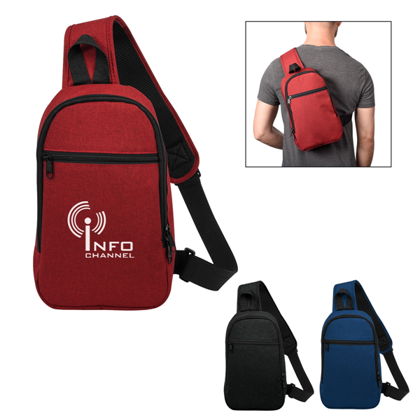Chris Crossbody sling bag for holding valuables while keeping your hands... from ASI 61125 Hit Promotional Products / Hit®