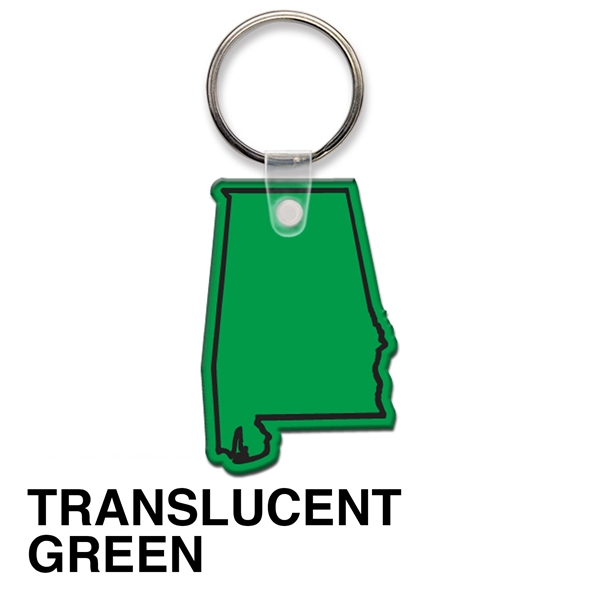 Key tag - Alabama - spot color. Flexible; 17 colors; spot... from ASI 80210 Quikey Mfg Co Inc / Quikey Line