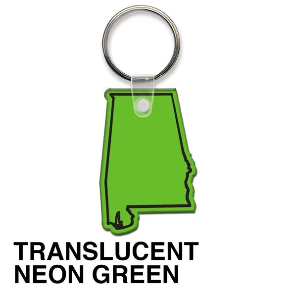 Key tag - Alabama - spot color. Flexible; 17 colors; spot... from ASI 80210 Quikey Mfg Co Inc / Quikey Line