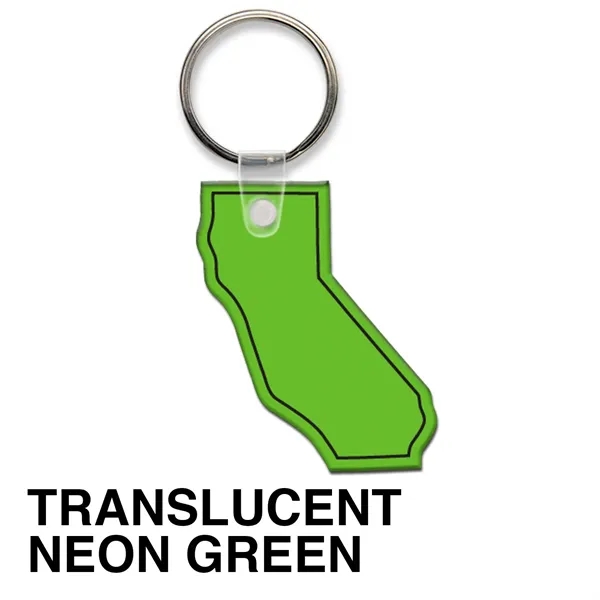 Key tag - California - spot color. Flexible; 17 colors; screen... from ASI 80210 Quikey Mfg Co Inc / Quikey Line