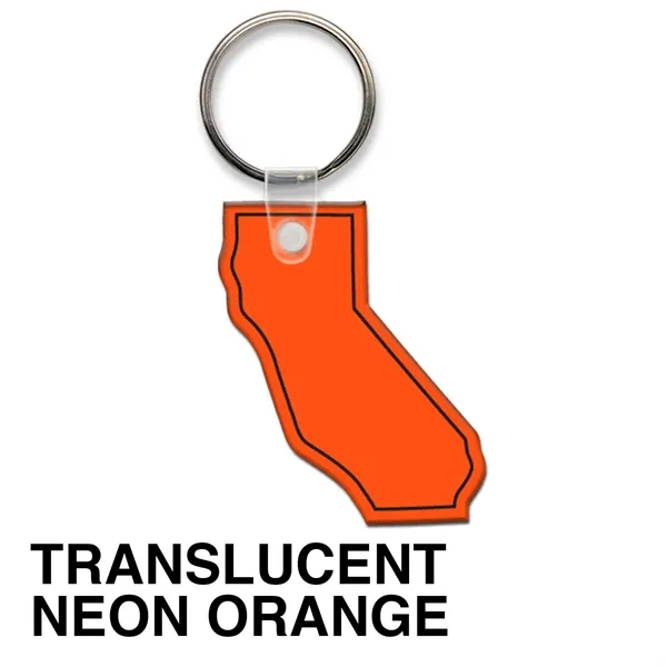 Key tag - California - spot color. Flexible; 17 colors; screen... from ASI 80210 Quikey Mfg Co Inc / Quikey Line