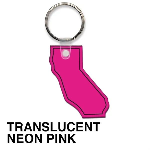 Key tag - California - spot color. Flexible; 17 colors; screen... from ASI 80210 Quikey Mfg Co Inc / Quikey Line