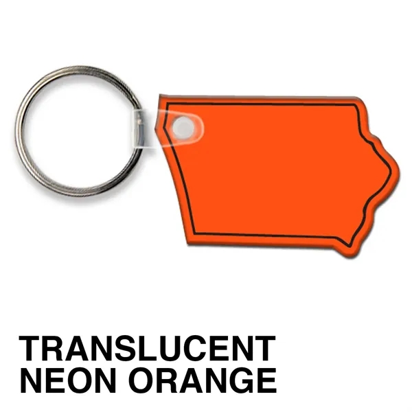 Key tag - Iowa - spot color. Flexible; 17 product colors;... from ASI 80210 Quikey Mfg Co Inc / Quikey Line