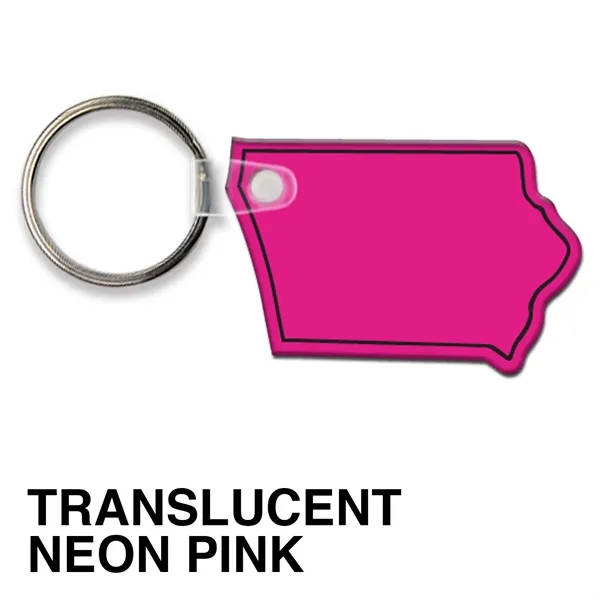 Key tag - Iowa - spot color. Flexible; 17 product colors;... from ASI 80210 Quikey Mfg Co Inc / Quikey Line