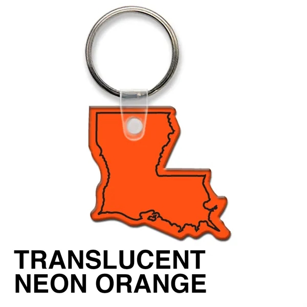Key tag - Louisiana - spot color. Flexible; 17 colors; screen... from ASI 80210 Quikey Mfg Co Inc / Quikey Line