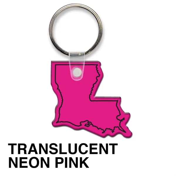 Key tag - Louisiana - spot color. Flexible; 17 colors; screen... from ASI 80210 Quikey Mfg Co Inc / Quikey Line