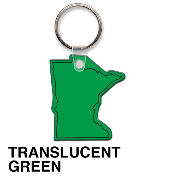 Key tag - Minnesota - spot color. Flexible; 17 colors; spot... from ASI 80210 Quikey Mfg Co Inc / Quikey Line