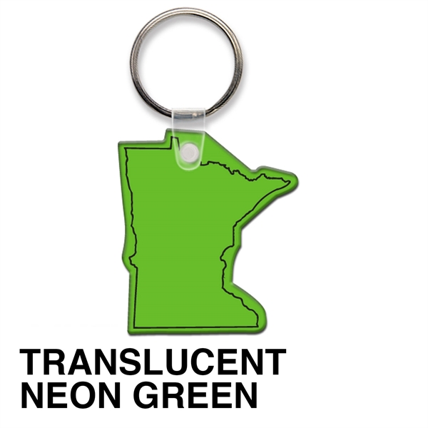 Key tag - Minnesota - spot color. Flexible; 17 colors; spot... from ASI 80210 Quikey Mfg Co Inc / Quikey Line