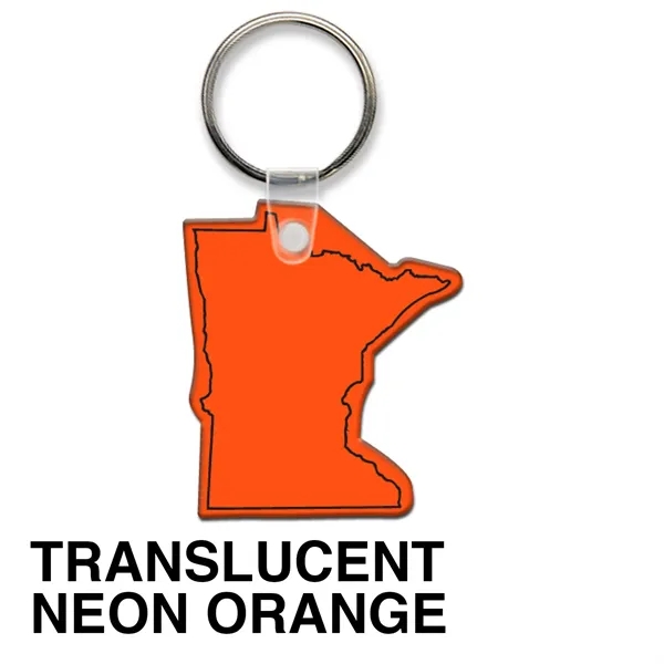 Key tag - Minnesota - spot color. Flexible; 17 colors; spot... from ASI 80210 Quikey Mfg Co Inc / Quikey Line