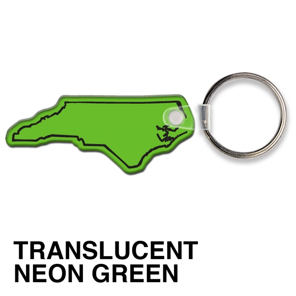 Key tag - North Carolina - spot color. Flexible; 17 colors;... from ASI 80210 Quikey Mfg Co Inc / Quikey Line
