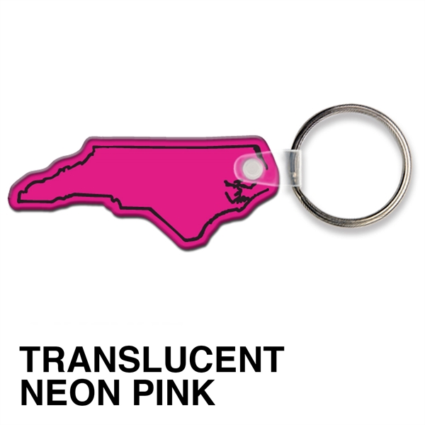 Key tag - North Carolina - spot color. Flexible; 17 colors;... from ASI 80210 Quikey Mfg Co Inc / Quikey Line