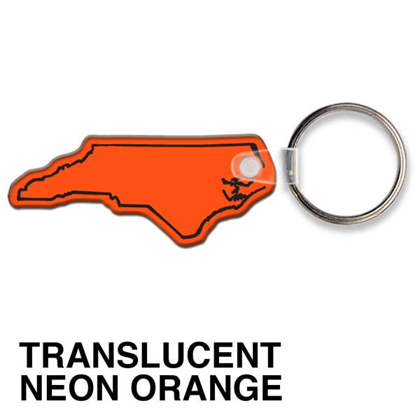 Key tag - North Carolina - spot color. Flexible; 17 colors;... from ASI 80210 Quikey Mfg Co Inc / Quikey Line