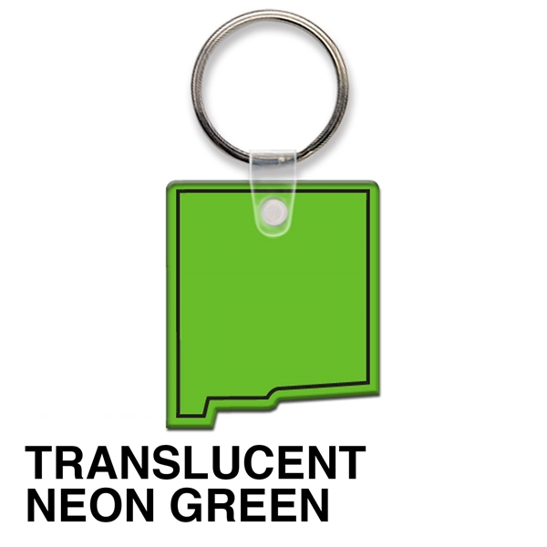 Key tag - New Mexico - spot color. Flexible; 17 colors;... from ASI 80210 Quikey Mfg Co Inc / Quikey Line