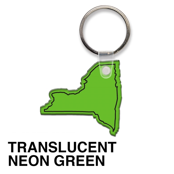 Key tag - New York - spot color. Flexible; 17 colors;... from ASI 80210 Quikey Mfg Co Inc / Quikey Line