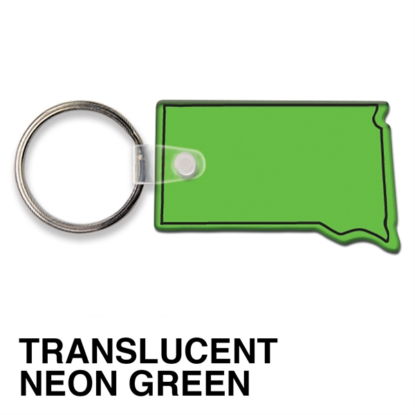 Key tag - South Dakota - Spot Color. Flexible; 17 colors;... from ASI 80210 Quikey Mfg Co Inc / Quikey Line