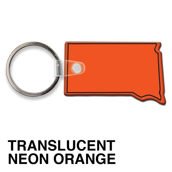 Key tag - South Dakota - Spot Color. Flexible; 17 colors;... from ASI 80210 Quikey Mfg Co Inc / Quikey Line