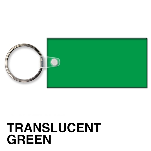Key tag - rectangle - spot color. Flexible; 17 product colors;... from ASI 80210 Quikey Mfg Co Inc / Quikey Line