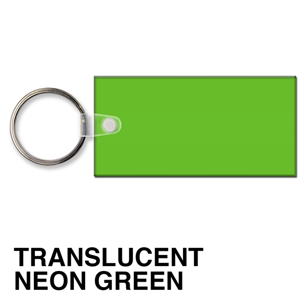 Key tag - rectangle - spot color. Flexible; 17 product colors;... from ASI 80210 Quikey Mfg Co Inc / Quikey Line