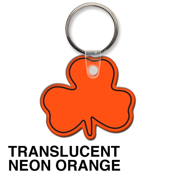 Key tag - shamrock - spot color. Flexible; 17 product colors;... from ASI 80210 Quikey Mfg Co Inc / Quikey Line