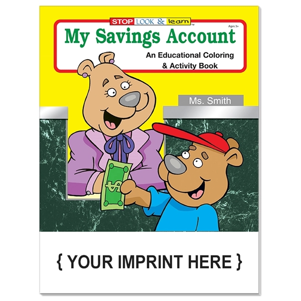 Deluxe Banking Kit with books, crayons and stickerbook.... from ASI 45815 Coloring Book Solutions