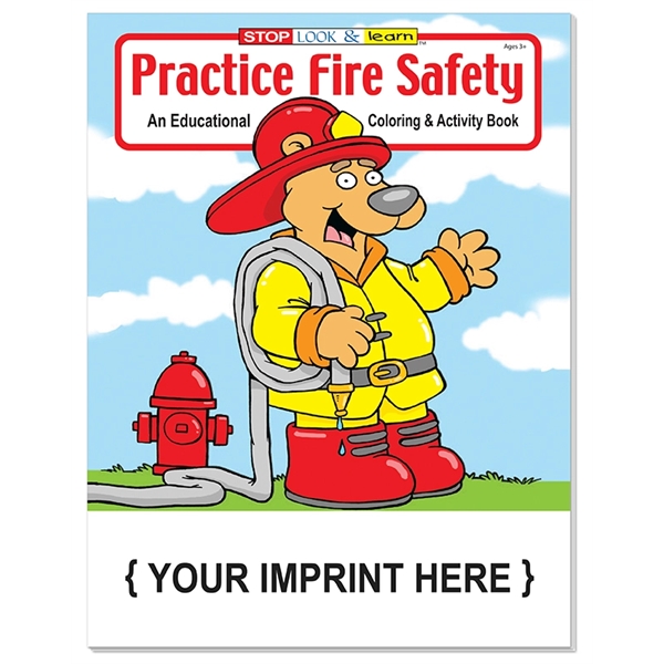 Deluxe Fire Safety Kit with books and crayons.... from ASI 45815 Coloring Book Solutions