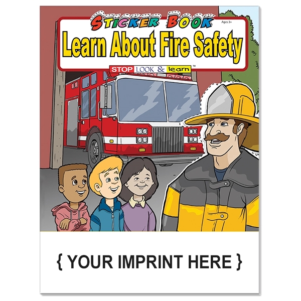 Deluxe Fire Safety Kit with books and crayons.... from ASI 45815 Coloring Book Solutions