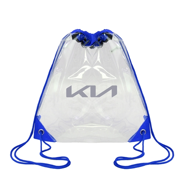 Color Trim Vinyl Drawstring Backpack... from ASI 31517 Admart Products
